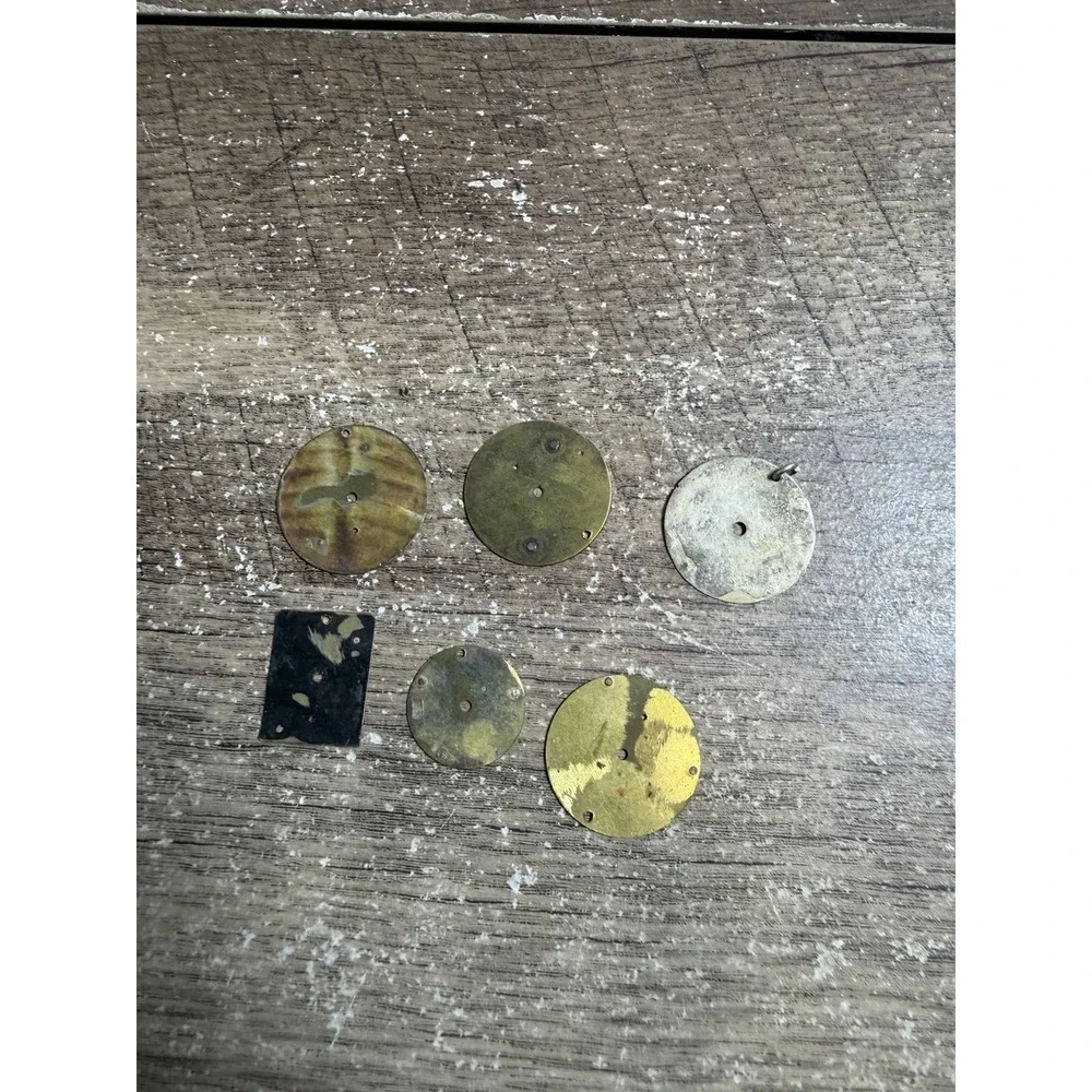 Vintage Watch Dial Parts Lot Rolex Waltham LaTosca Swiss Mixed Faces Repair